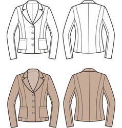 Set Of Womans Business Suit Jacket