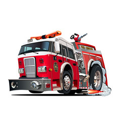 Cartoon Firetruck