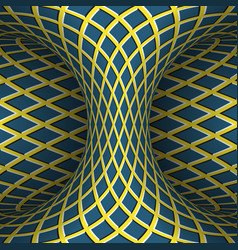 Moving Checkered Hyperboloid Optical