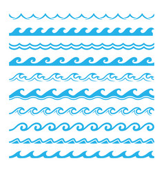 Sea And Ocean Wave Water Frames Borders