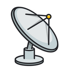 Dish Antenna Flat Design