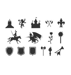 Heraldic Symbols And Elements Medieval Clip Art