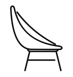 Lounge Chair Icon Outline Interior Sofa