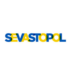 Sevastopol In The Ukraine Emblem The Design