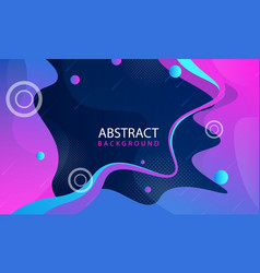 Abstract Purple And Blue Gradient Wave Background