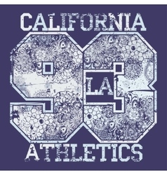 California T-shirt Fashion Typography