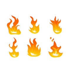 fire sprite sheet cartoon flame game royalty free vector fire sprite sheet