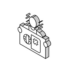 Undocumented Student Isometric Icon