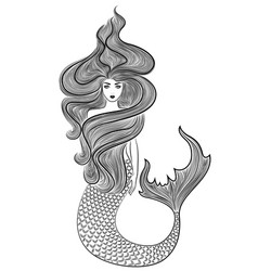 Wonder Mermaid With Loose Wavy Hair