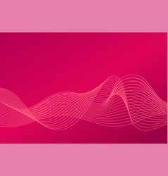 Abstract Curve Pattern Magenta Gradient Wave