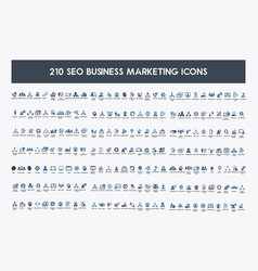 210 Seo Business Icons