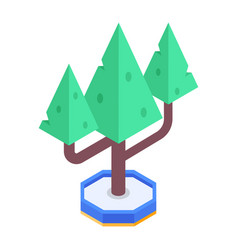 Download Isometric Icon Garden Tree