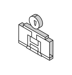 Four Year College Isometric Icon