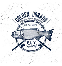 Golden Dorado Fishing Logo