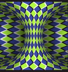 Moving Checkered Hyperboloid Optical