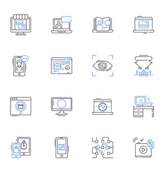 Nerk Society Line Icons Collection Community