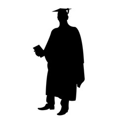 Silhouette Of A College Graduate6