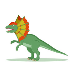 Dilophosaurus Dinosaur Cartoon Character