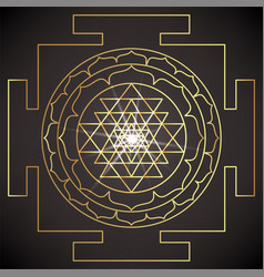 Sri Yantra Or Chakra Form Mystical