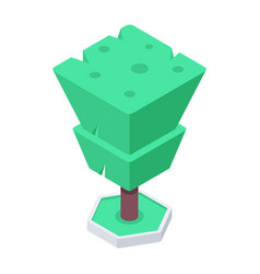 Download Isometric Icon Garden Tree