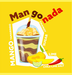 Mexican Mango Slushie Editable