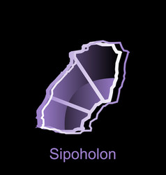 Map City Of Sipoholon Design World Map