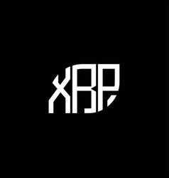 Xrp Letter Logo Design On Black Background