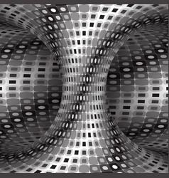 Spiral Patterned Silver Hyperboloid Optical