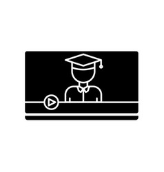 Student Icon With Computer Laptop Suitable