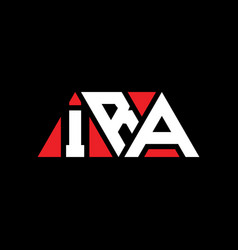 Ira Triangle Letter Logo Design