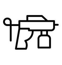 Auto Gun Icon Outline Sprayer Paint