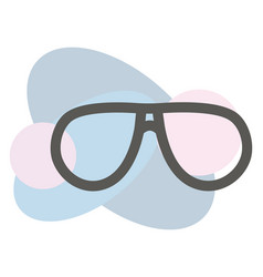 Hipster Glasses On A White Background