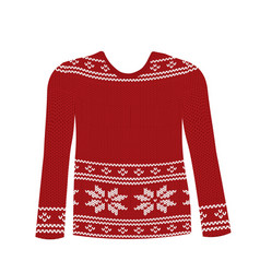 Red Knitted Sweater