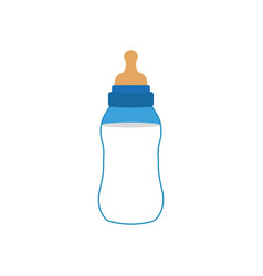 Baby Milk Bottle Flat