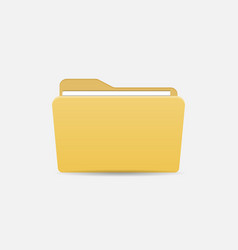 Folder Icon Flat Design Graphic