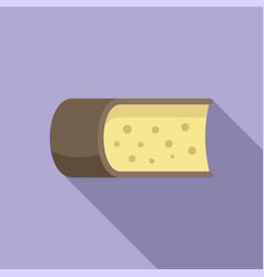 Fresh Cheese Icon Flat Milk Production