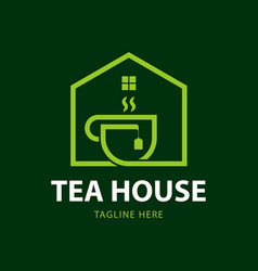 Teahouse Logo Template Design