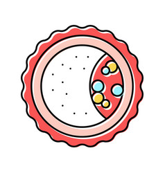 Blastocyst Fertilization Color Icon