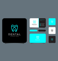 Dental Tooth Logo Design Template