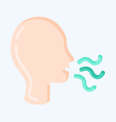 Icon Loss Of Smell Suitable For Flu Symbol Flat