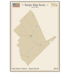 Map Of Dodge County In Georgia