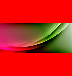 Vibrant Swirl Of Red Green And White On Abstract