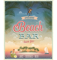 Beach Bar Ads Flyer