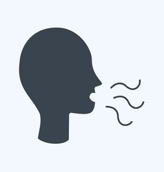 Icon Loss Of Smell Suitable For Flu Symbol Glyph