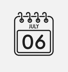 Icon Page Calendar Day - 5 July