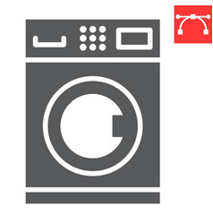 Self Service Laundry Glyph Icon Dry Cleaning