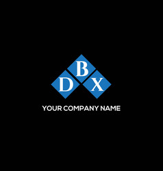 Dbx Letter Logo Design On Black Background