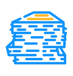 Stack Paper Document Color Icon