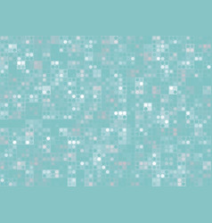 Abstract Pixel Background In Turquoise And White