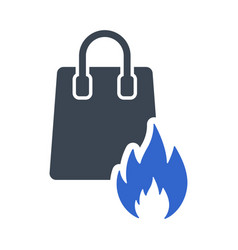 Hot Shopping Offer Icon